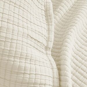 Quince Ribbed Cotton Coverlet - Thumbnail 3